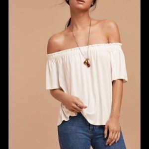 Aritzia Floral Sarte Top